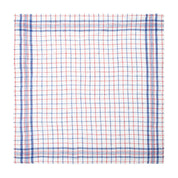 Bistro Napkin 20x20 - Blue & Red - Set of 4