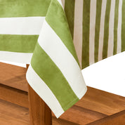 French Tablecloth St. Tropez Vert Stripes