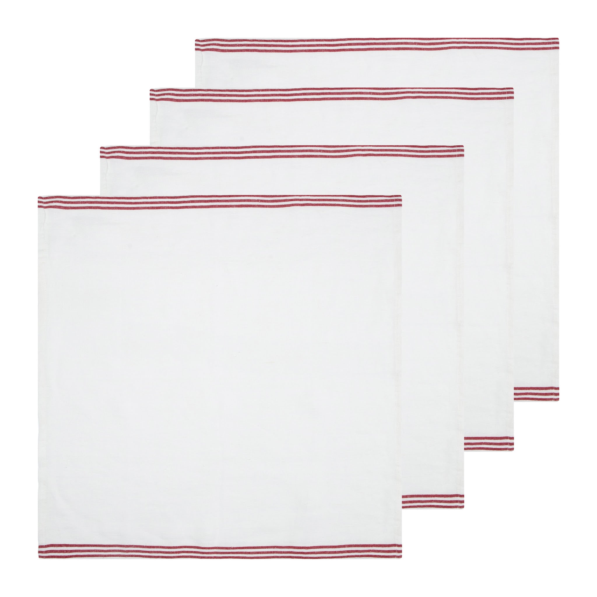 Alsace White Napkins 20x20 - Set of 4