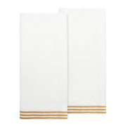 Alsace White Tea Towels 20x30 - Set of 2