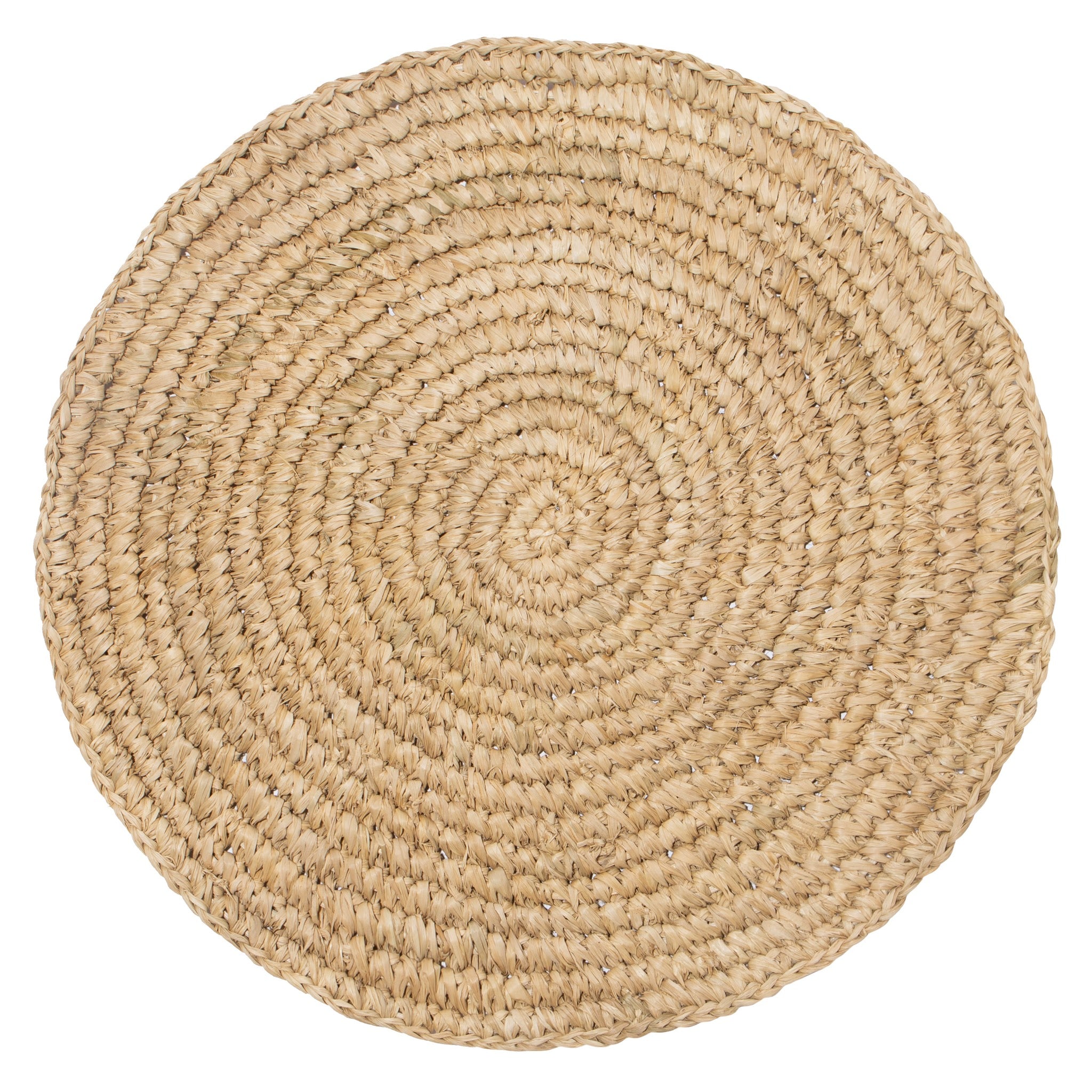 Classic Round Natural Placemat 38cm - Set of 4