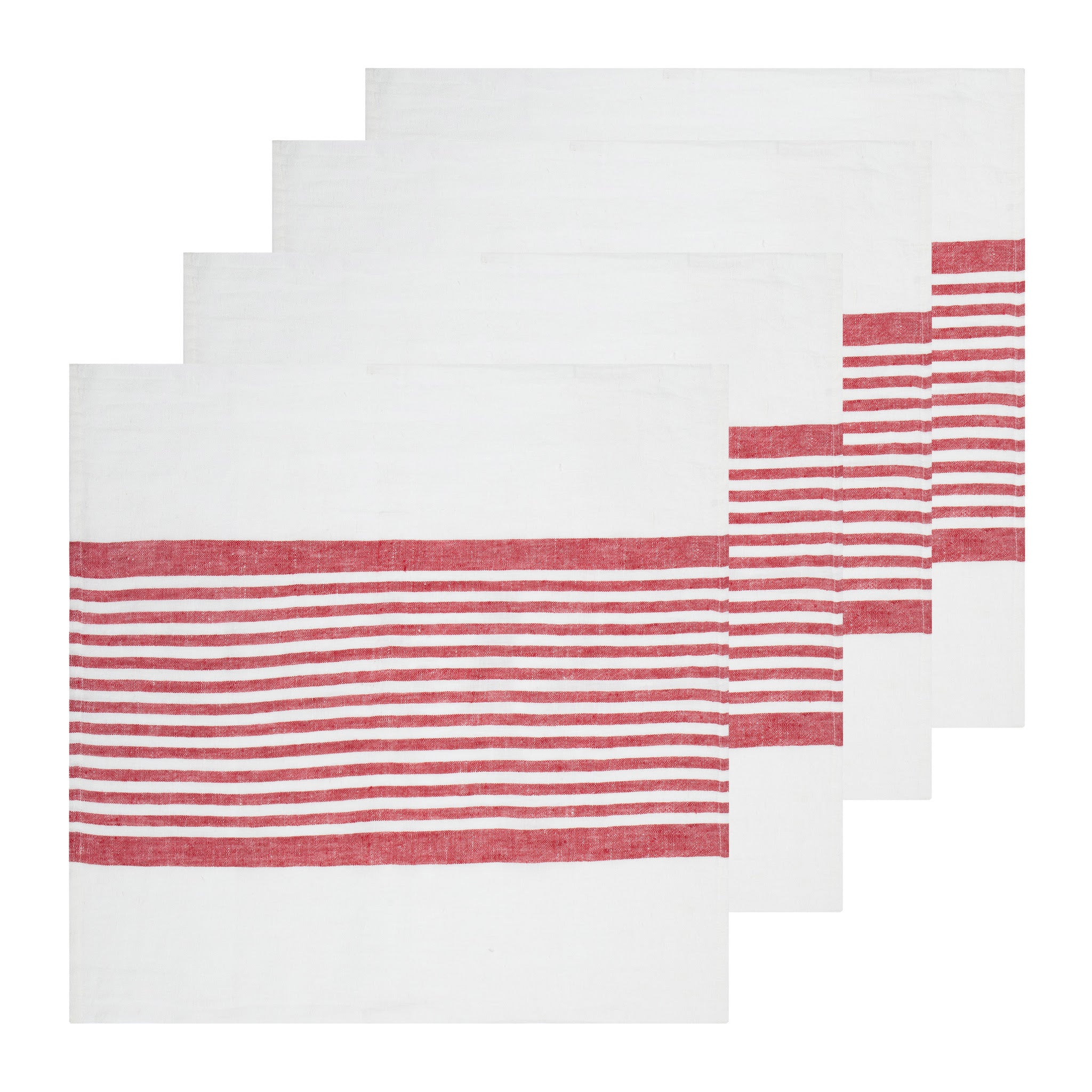 Brittany White Napkins 20x20 - Set of 4