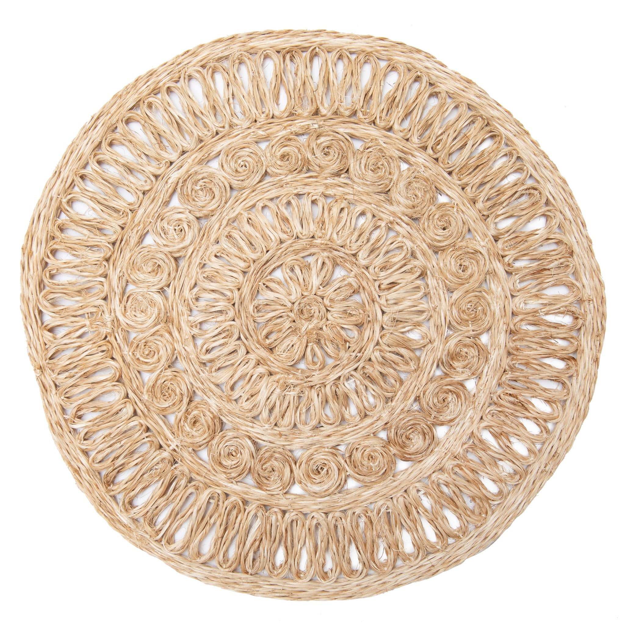 Circolo Abaca Round Placemat - Set of 4