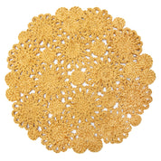 Daisy Jute 15" Round Placemat - Set of 4