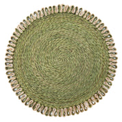 Loopy Abaca 15" Round Placemat - Set of 4