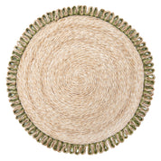 Loopy Abaca 15" Round Placemat - Set of 4