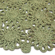 Daisy Jute 15" Round Placemat - Set of 4