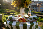 French Tablecloth St. Tropez Vert Stripes