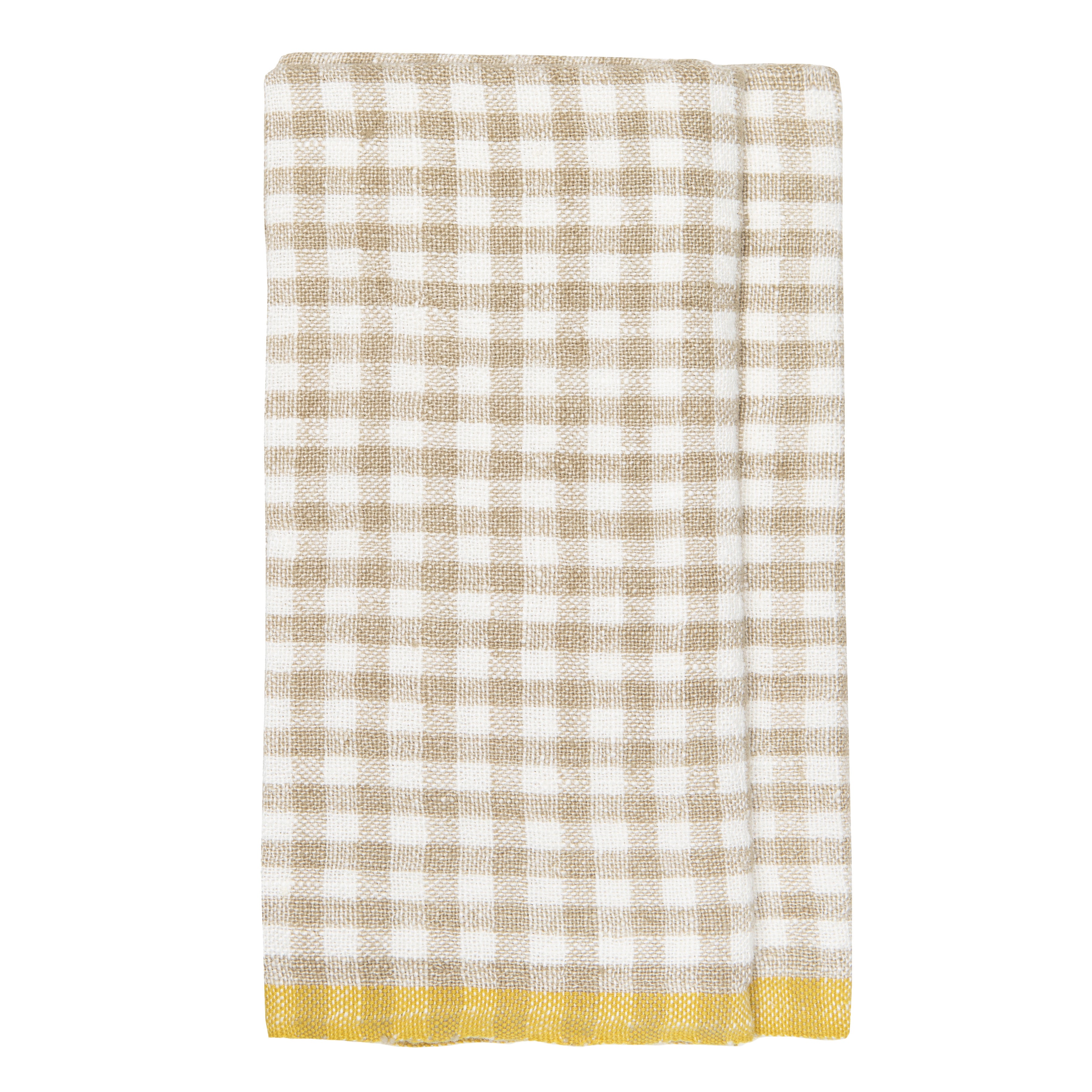 Two-Tone Gingham Towels, Set of 2