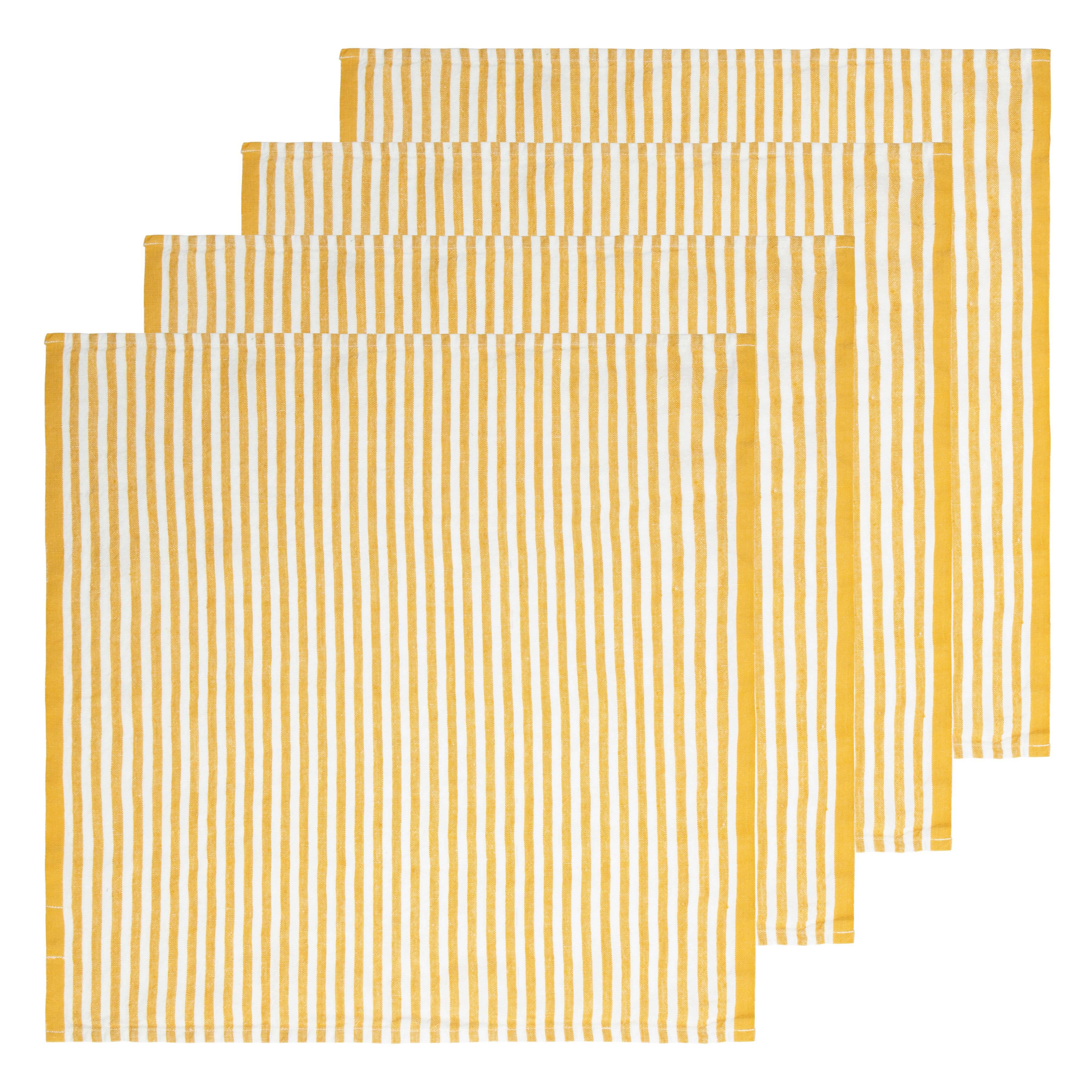 Ticking Stripe Napkin 20x20 - Set of 4