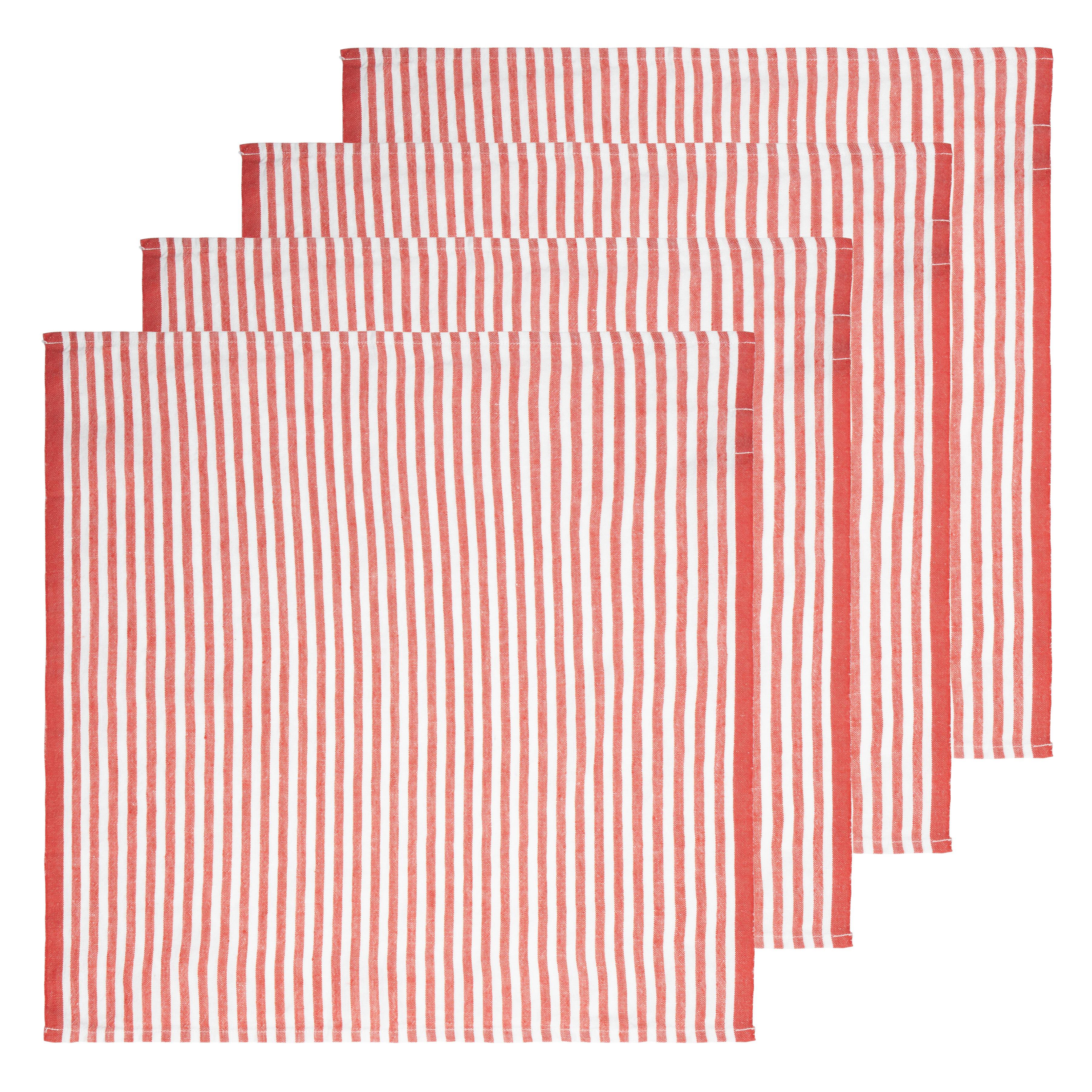 Ticking Stripe Napkin 20x20 - Set of 4