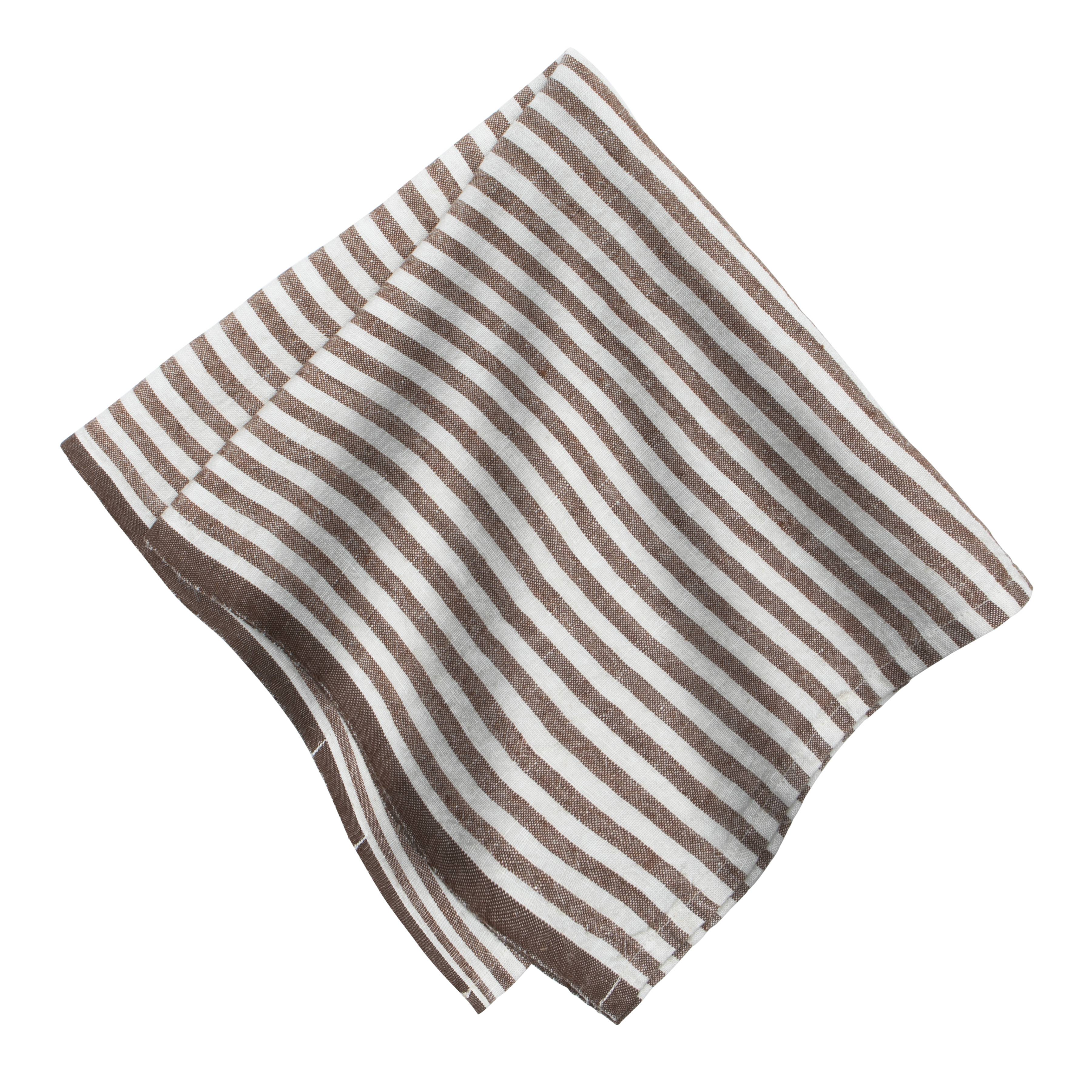 Ticking Stripe Napkin 20x20 - Set of 4