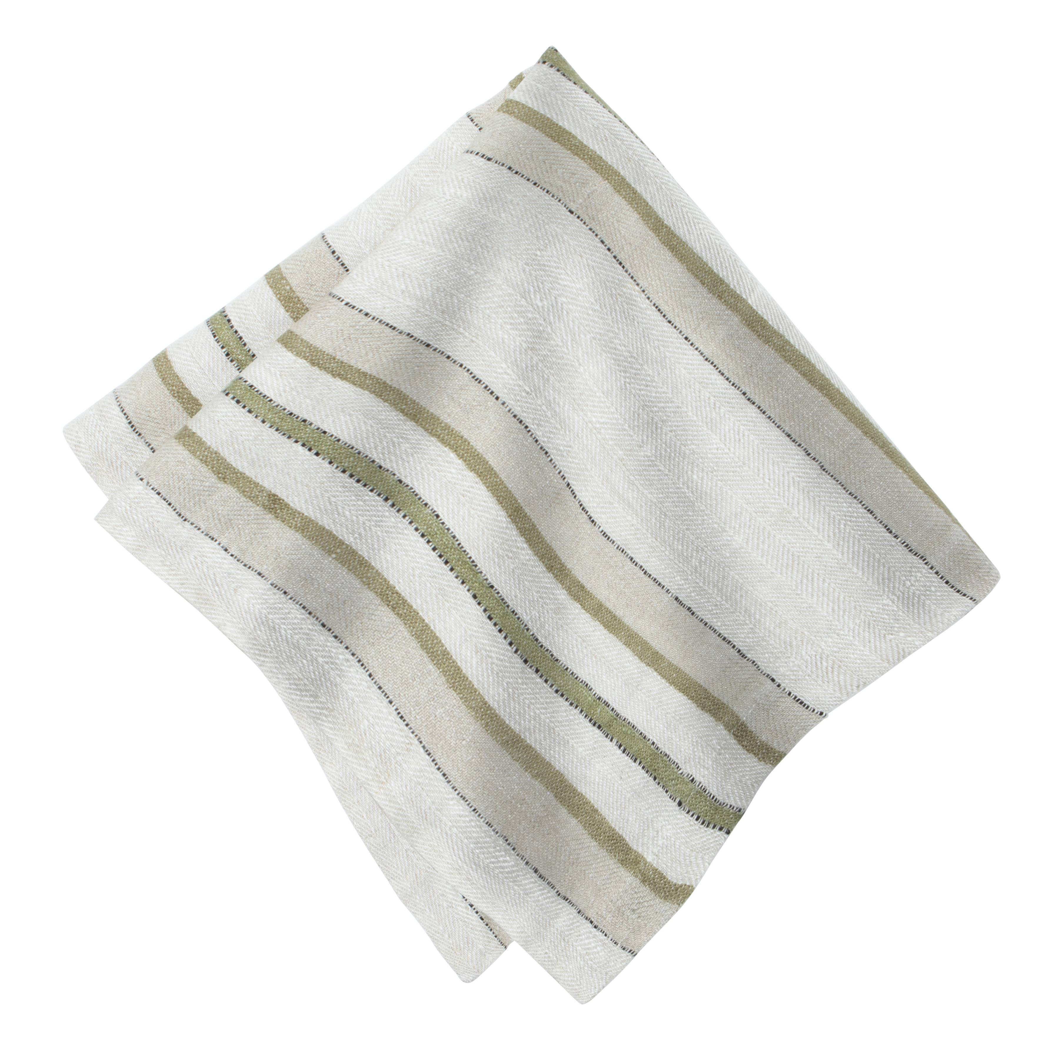 Trio Stripe Napkins 20x20 - Set of 4