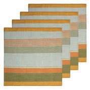 Vine Stripe Napkins - Multi 20x20 - Set of 4