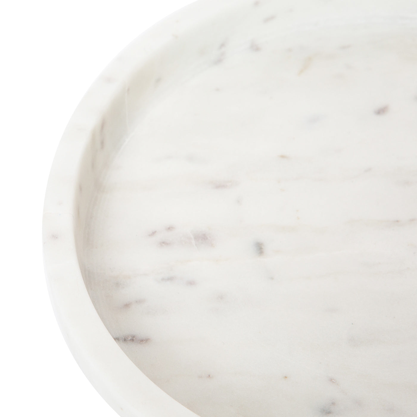 Round deals marble tray