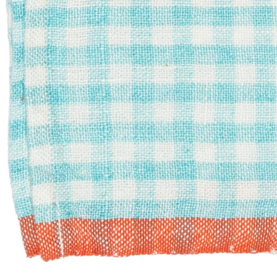 Two-Tone Gingham Napkins, Set of 4